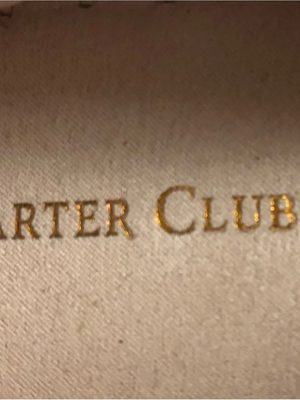 Charter Club navy white